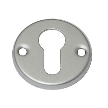 Rozet profiel cilinder opschroef 51mm rond per stuk Messing gepolijst thumbnail