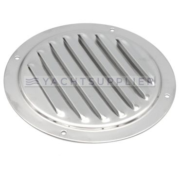 Ventilatierooster Ø125mm Rvs 304 / Rvs A2