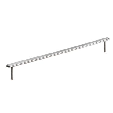 Rvs Schuurlijst halfrond massief Breed : 13mm Lengte : 600mm