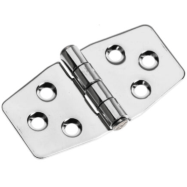 Luikscharnier - 76x40mm - Knoop boven - Rvs 304