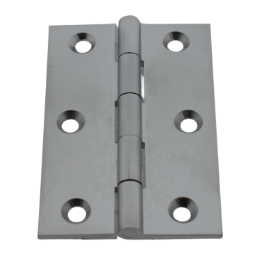 Scharnier rechte hoek - 60x40mm - Vaste pen - Messing Matchroom