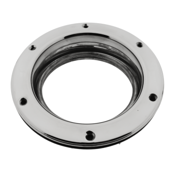 Patrijspoort Ø125mm - Enkel opschroef - incl. gehard helder glas 5mm 